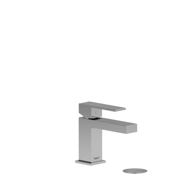 RIOBEL Kubik Single Hole Single-Handle Bathroom Faucet in Chrome