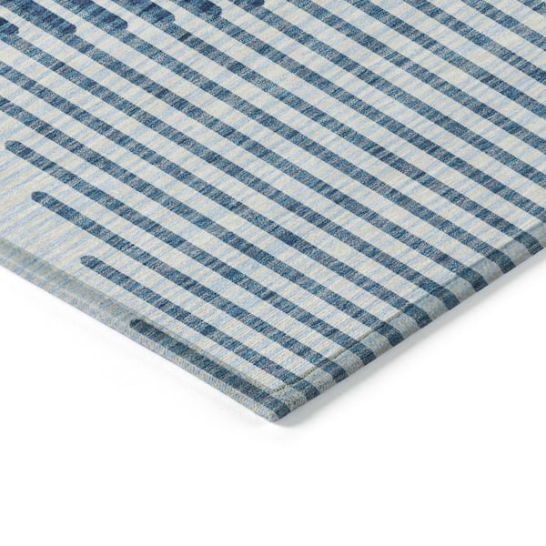 Chantille Machine Washable Indoor/Outdoor Abstract ACN1001 Blue 8 ft. x 10 ft. Area Rug