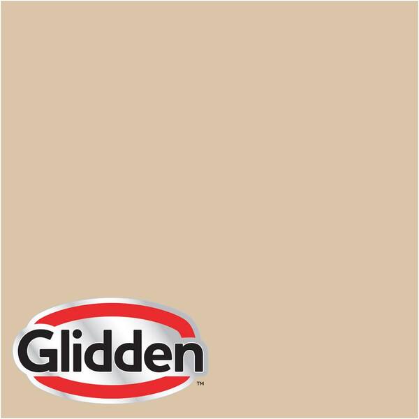 Glidden Premium 5 gal. #HDGO63 Whispering Wheat Semi-Gloss Interior Paint with Primer