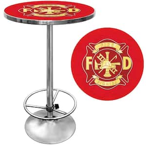 Fire Fighter Chrome Pub/Bar Table