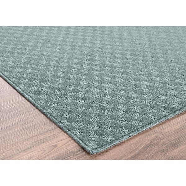 Medallion Sea Foam 3 ft. x 8 ft. Geometric Area Rug