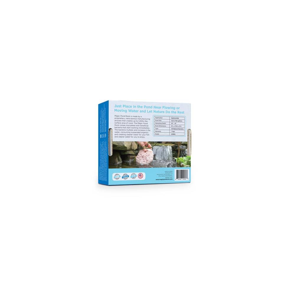 Nano-Porous Pink Rock Water Clarifier for 750 Gallon Ponds