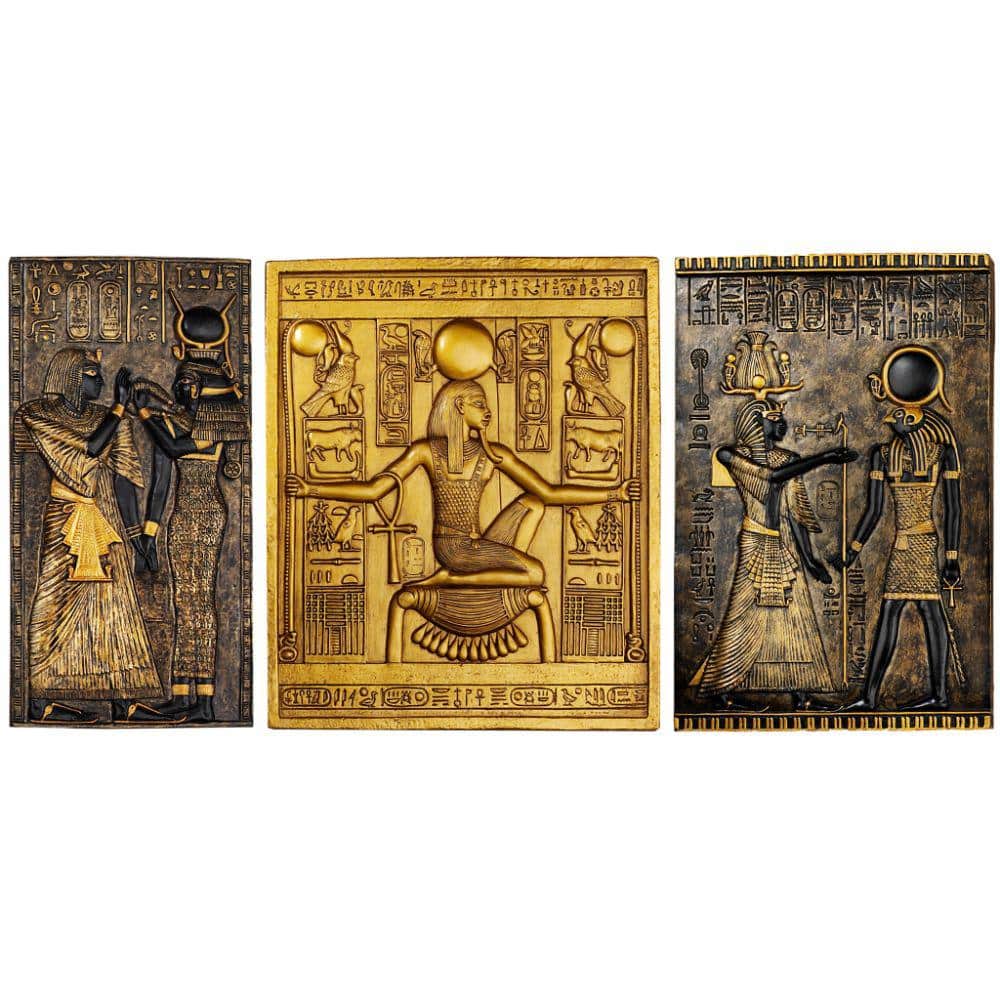 Design Toscano Tutankhamen Egyptian Wall Sculpture 