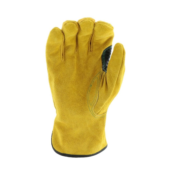 Dritz Machine Quilting Grip Gloves, Yellow, Large 3104