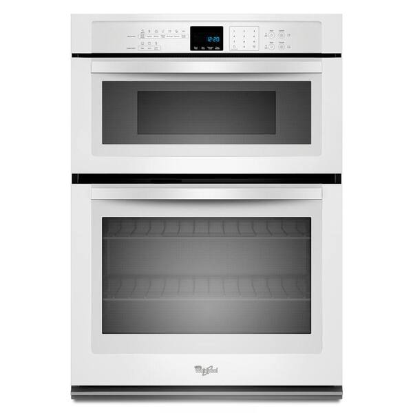 Whirlpool 30 in. Electric Wall Oven with Built-In Microwave in White