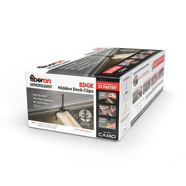 CAMO ArmorGuard EDGE Hidden Deck Clip (90-Count)
