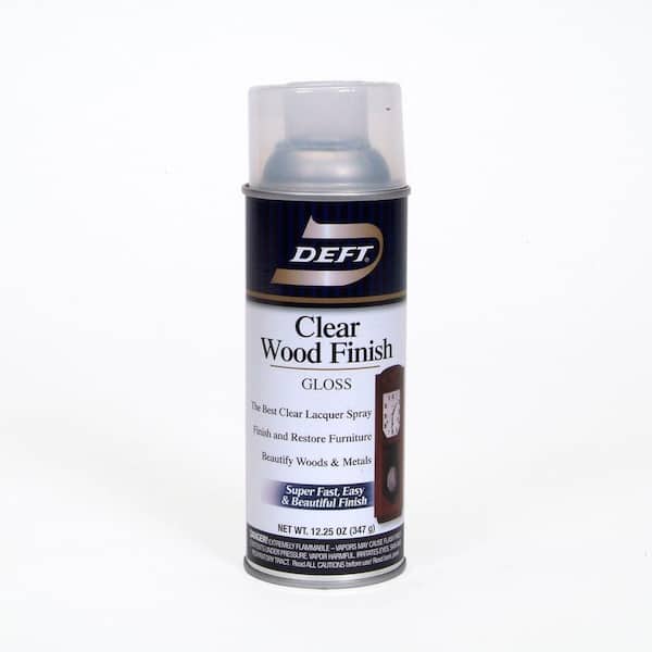 Deft 1-Aerosol Gloss Interior Clear Wood Finish Lacquer