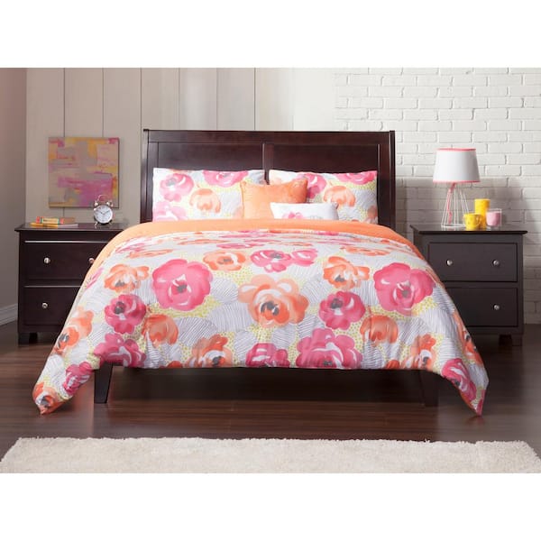 AFI Portland Full Platform Bed with Open Foot Board in Espresso