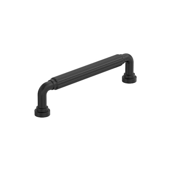 Amerock Cowrie 5-1/16 in. (128 mm) Center-to-Center Matte Black Arch Cabinet Pull