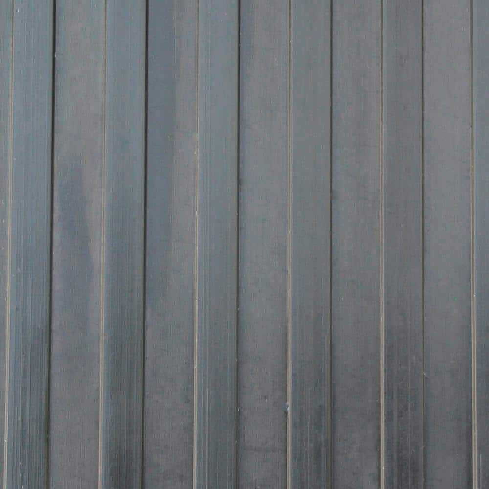 Wide-Rib Corrugated Black Rubber Traction Mat - 48" x 72"