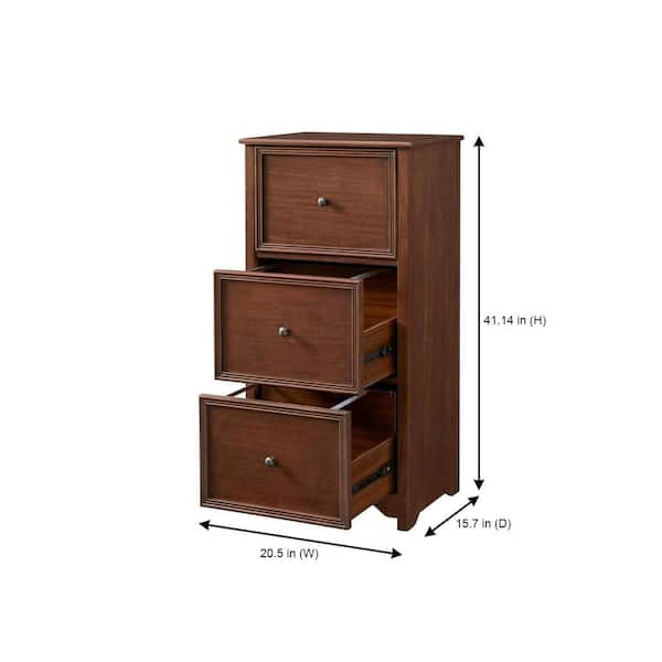 StyleWell Braxten Light Oak Brown Vertical File Cabinet with 2 Drawers  (15.6 in. W x 30 in. H) 06582AT - The Home Depot