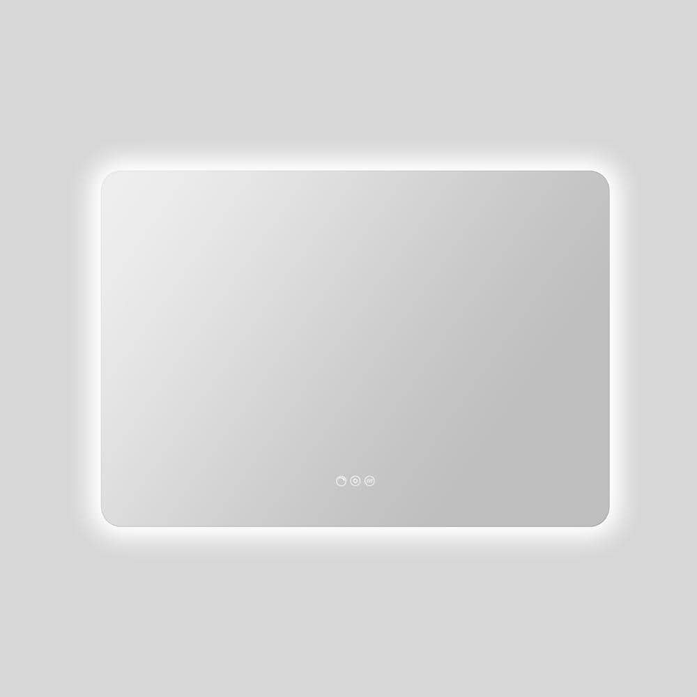 40" x 28" Frameless LED Bathroom Vanity Mirror with Anti-Fog