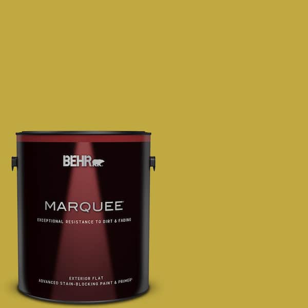 BEHR MARQUEE 1 gal. #P330-6 Margarita Flat Exterior Paint & Primer