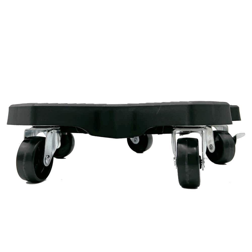 14-Inch Black Heavy Duty Wheeled Plant Stand