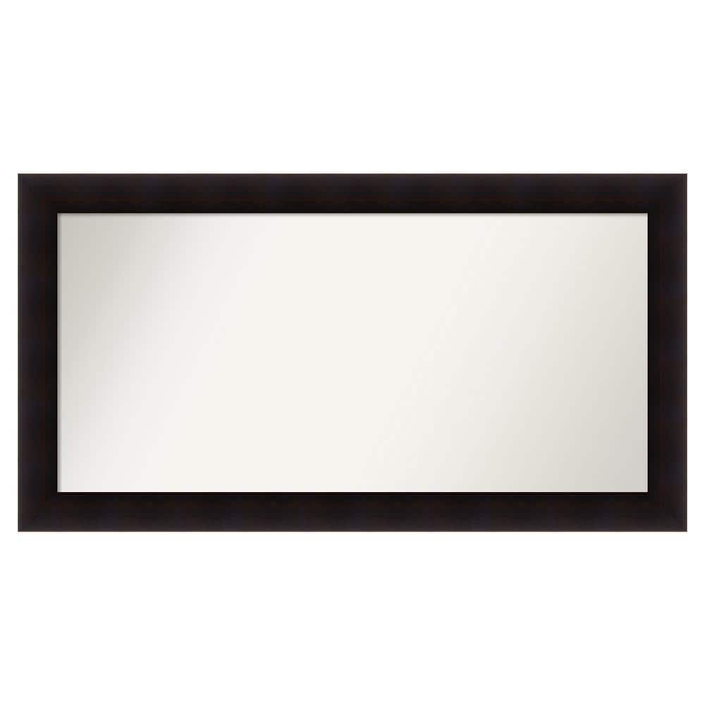 Portico Espresso 51.75 in. x 27.75 in. Custom Non-Beveled Wood Framed Batthroom Vanity Wall Mirror price history on PriceWatchPro