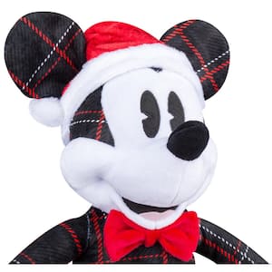 20 in. Tall-Holiday Greeter-Vintage Plaid Mickey