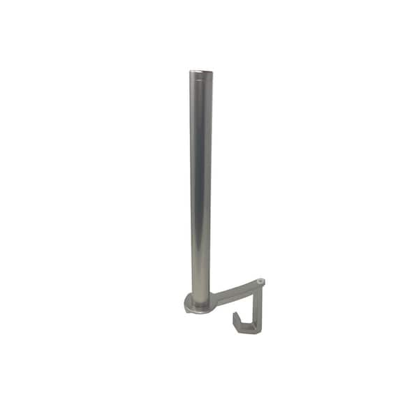 PF WaterWorks Over the Door Individual Metal Storage Hook, 25 lbs. Capacity in Brushed Nickel