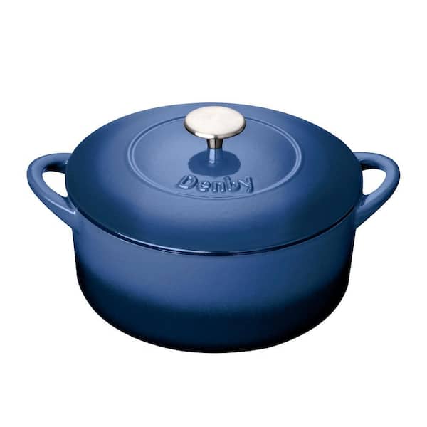 Cobalt Cast Iron 4.2qt. Round Casserole