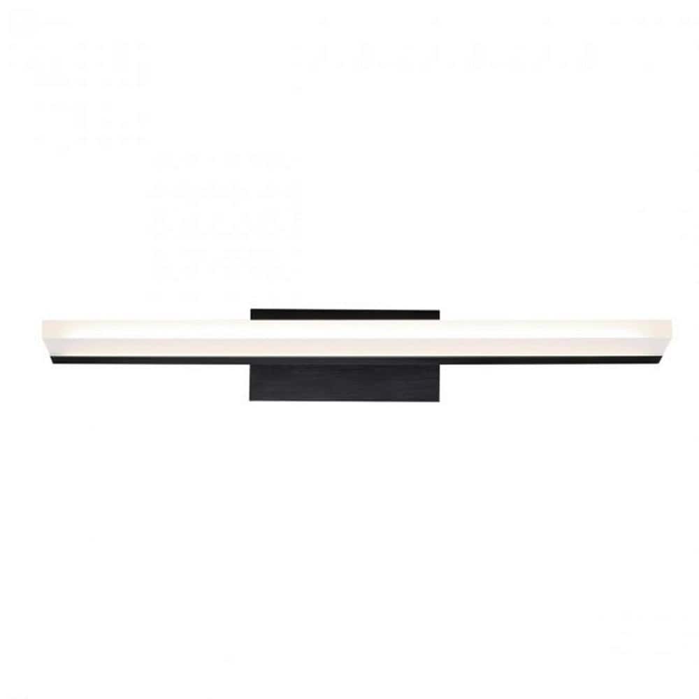 Black Dimmable LED Bathroom Vanity Light with Acrylic Diffuser