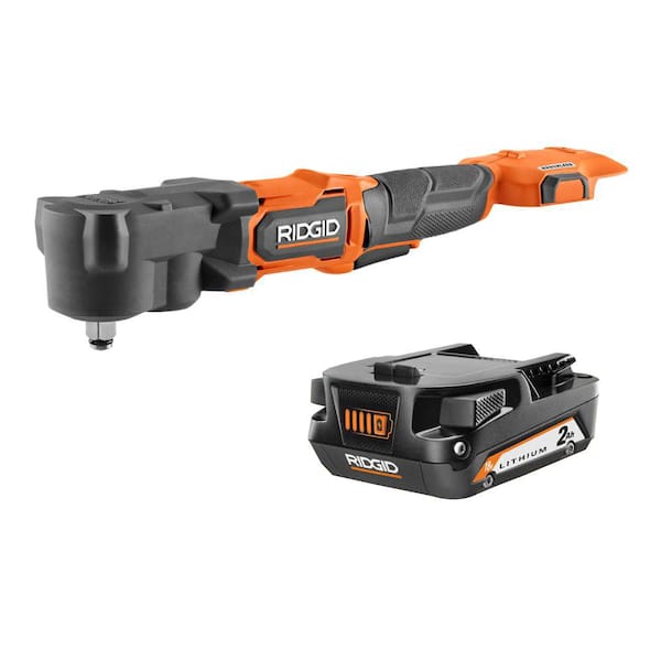 18V SubCompact Brushless 1/2 in. Right Angle Impact Wrench with 2.0 Ah Battery