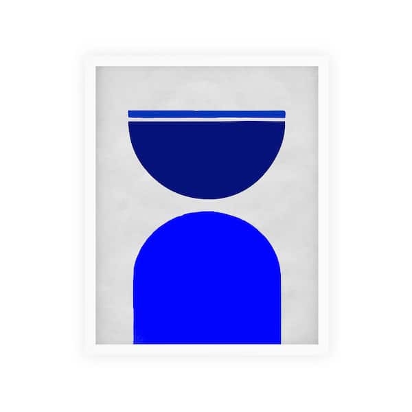Unbranded Abstract Nature Shapes Framed Abstract Art Print 42 in. x 34 in.