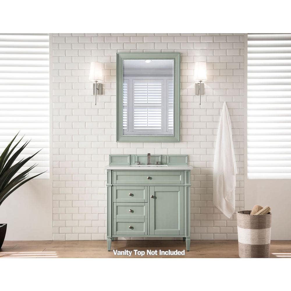 Brittany 28.8 in. W x 23.0 in. D x 32.8 in. H Single Bath Vanity Cabinet without Top in Sage Green price history on PriceWatchPro