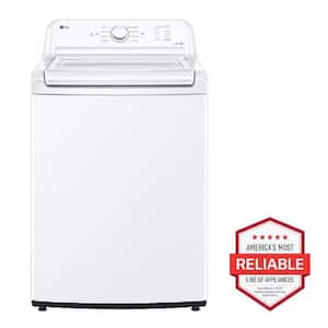 4.1 cu. ft. Top Load Washer in White with 4-way Agitator