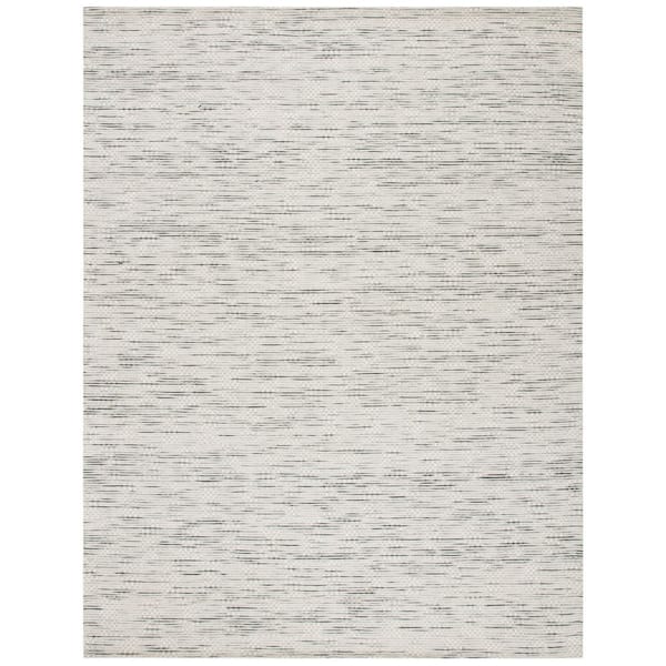 SAFAVIEH Marbella Gray/Beige 8 ft. x 10 ft. Striped Gradient Area Rug