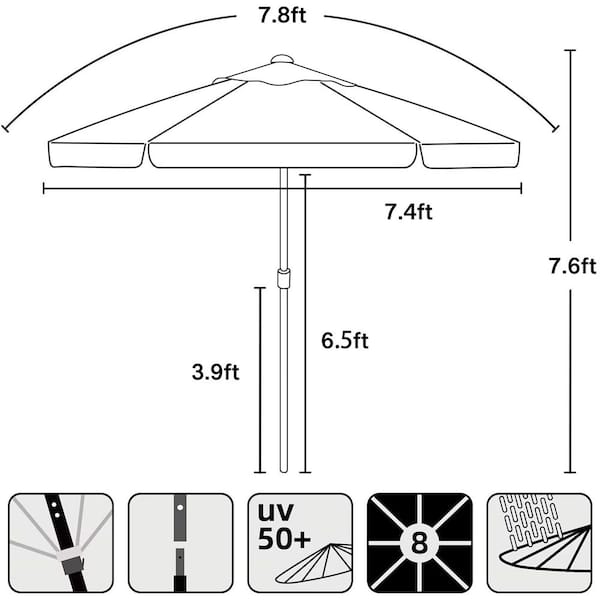 discounted three tier patio umbrella Nuu Garden 3-Tier Patio Umbrella at Tractor Supply Co