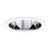 HALO 4 in. Satin White Recessed Ceiling Light Cone Trim with Specular ...