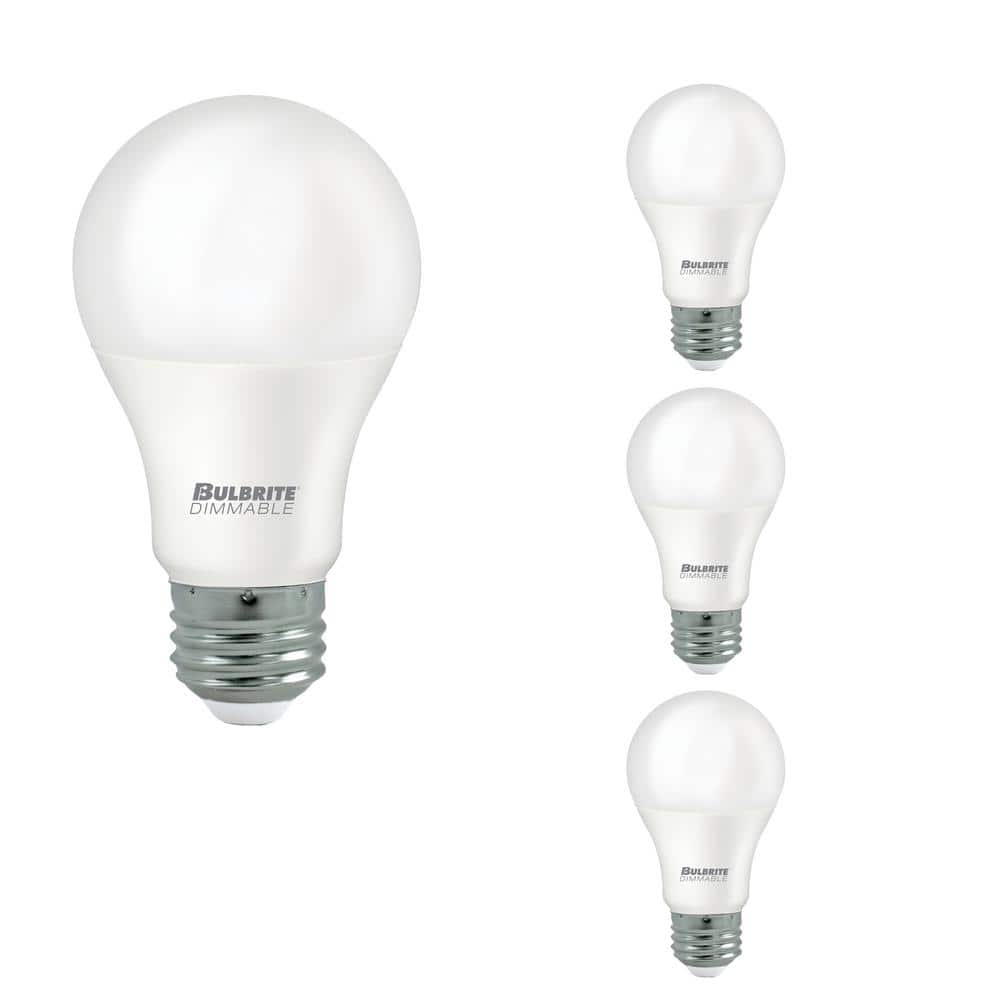 60-Watt Equivalent A19 Warm White Light 2700K, Medium Screw (E26) Dimmable 