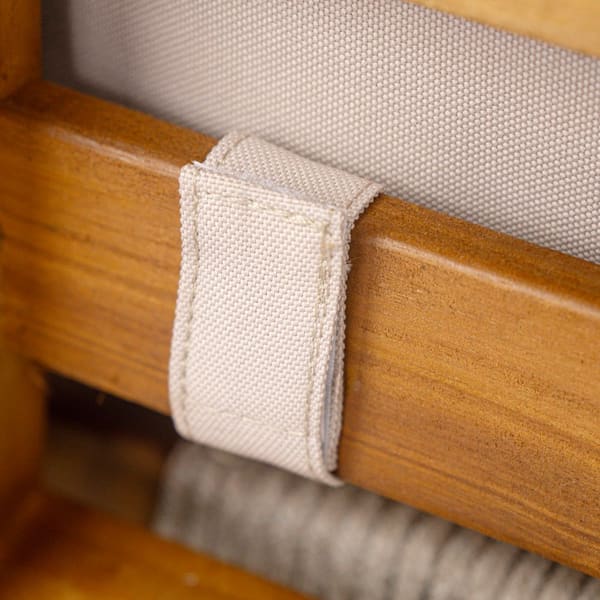 ＊マーサ＊ Acacia Wood Outdoor Dining Chairs, Patio Armchair with Handwoven