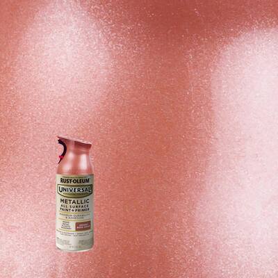 11 oz. All Surface Metallic Desert Rose Gold Spray Paint and Primer in One