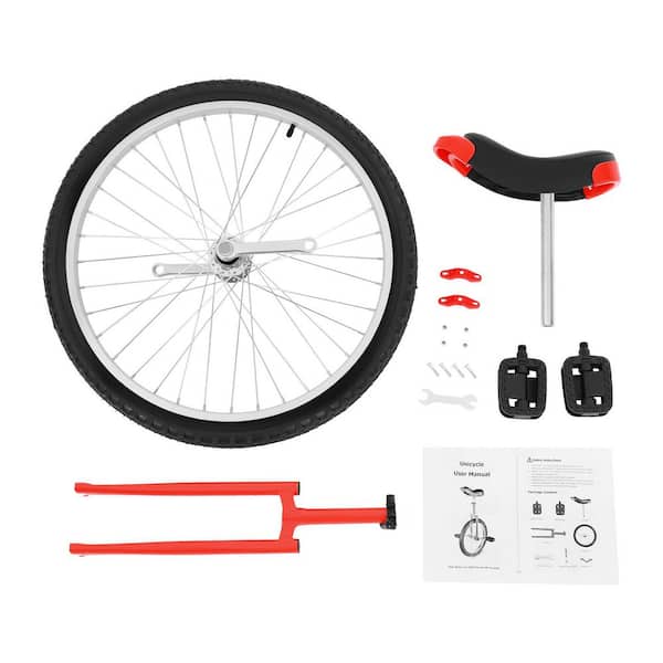 YIYIBYUS 24 in. Cycling Unicycle with Steel Rim Unisex-Adult