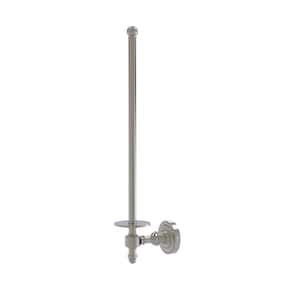 Retro Dot Collection Wall Mounted Paper Towel Holder in Satin Nickel