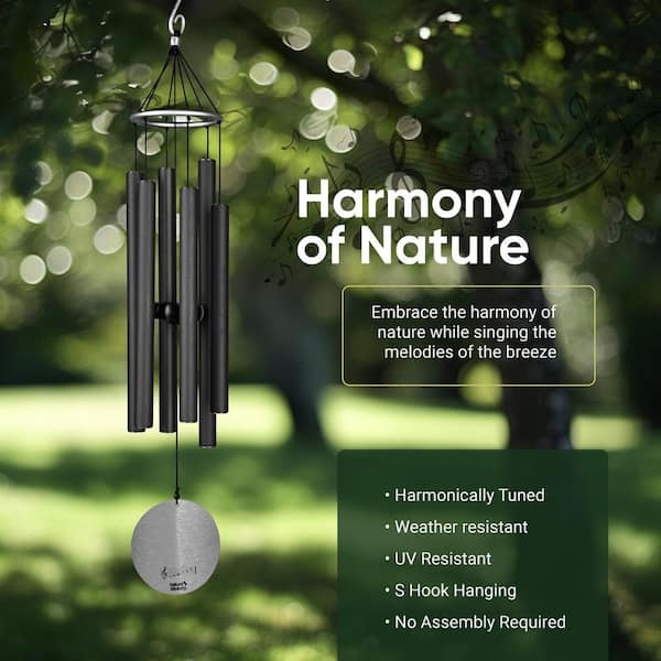 Nature's Melody Aureole Tunes Wind Chimes 36 in. Outdoor Windchime