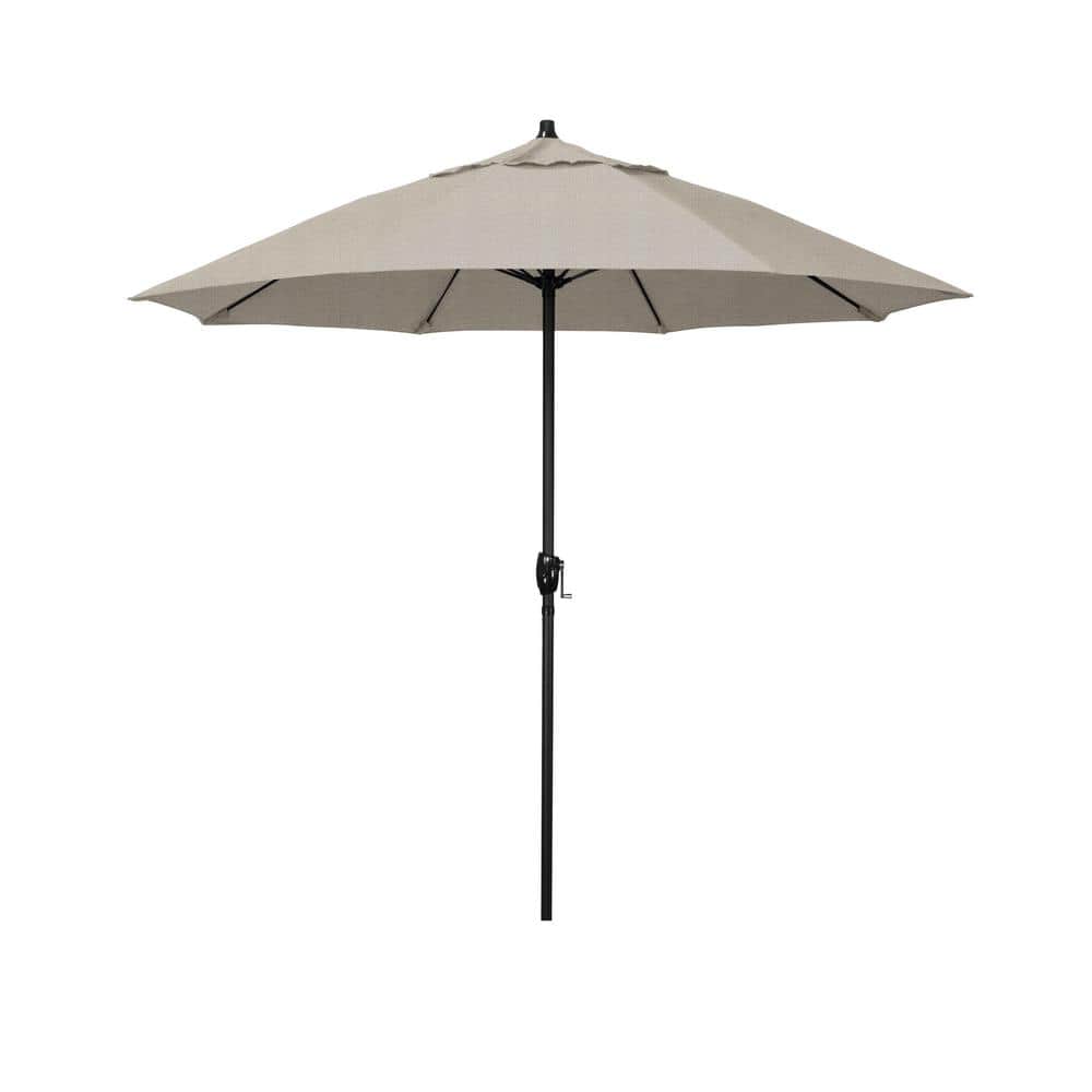 7.5 ft. Bronze Aluminum Market Patio Umbrella with Fiberglass Ribs and Auto Tilt in Woven Granite Olefin price history on PriceWatchPro