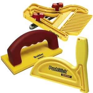 Safety Bundle - Includes Feather Board, Grabber and Push Stick