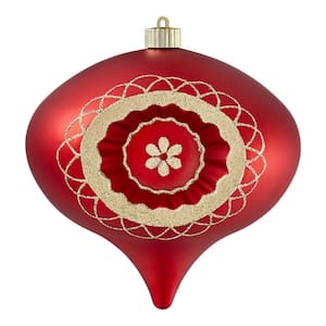 200 mm Red and Gold Ornament