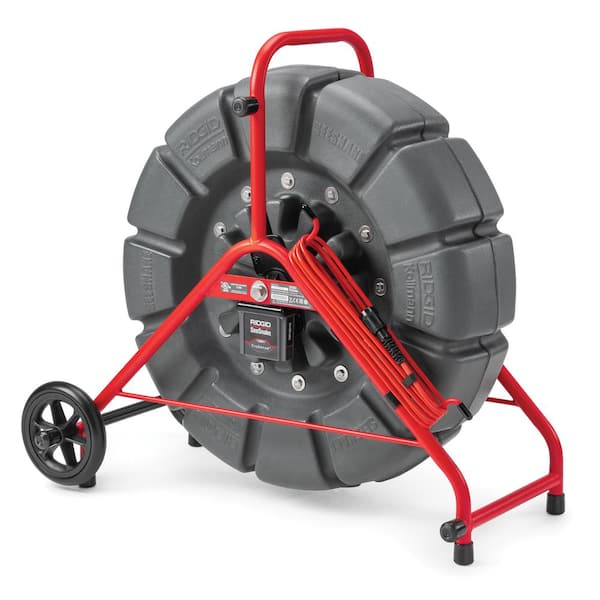 SeeSnake Standard Inspection Sewer Camera Reel (200 ft. Cable for 2 in.-12 in. Lines) and CS12x 12 in. Monitor Bundle