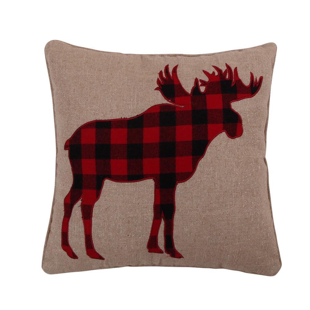 Tapestry Pillow 18in - Moose 2pk