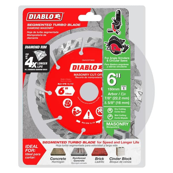 【予約】 Turbo Segmented Diamond in. 6 DIABLO Cut-Off for Discs キーホルダー・アクリルキーホルダー