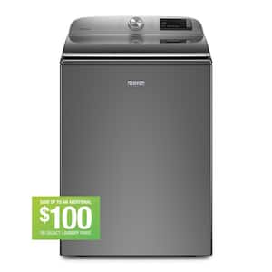 4.7 cu. ft. Smart Capable Metallic Slate Top Load Washing Machine with Extra Power and Deep Fill Option