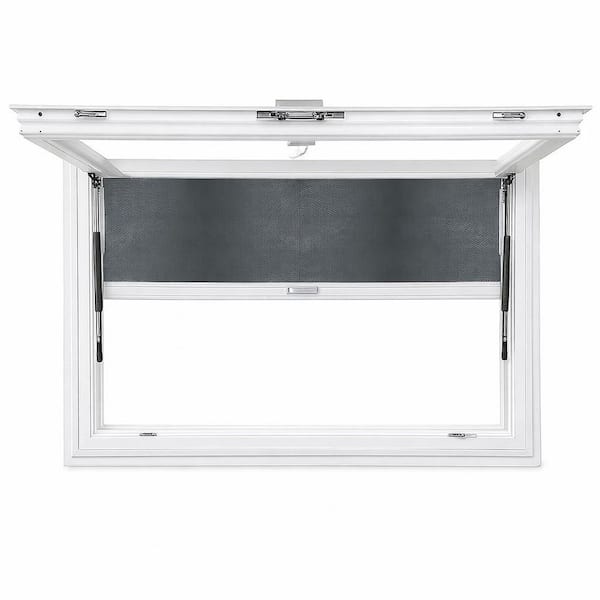TEZA DOORS Teza 47.5 in. x 47.5 in. White Aluminum Low-E Double