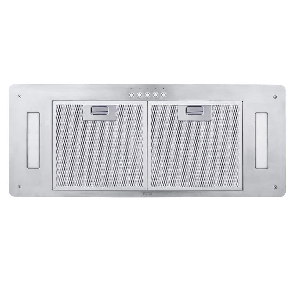 Kobe 28-Inch Stainless Steel Insert Range Hood with LED Lights