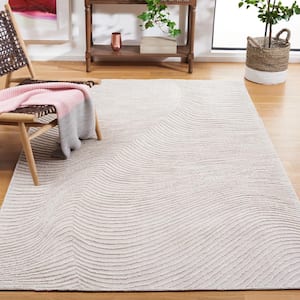 Trace Beige 8 ft. x 10 ft. Abstract Area Rug
