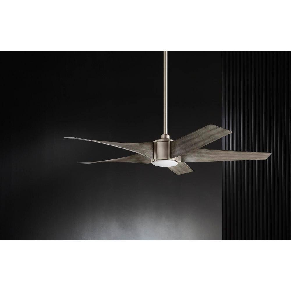  Decorators Collection シーリングファンライト Home Decorators Collection Mercer 52 in. Integrated LED Indoor