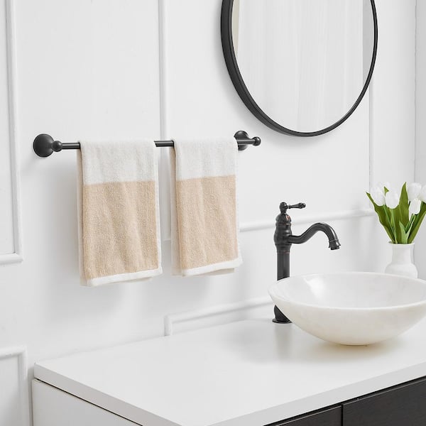 Bathroom Towel Bar Wall-Mounted Towel Holder, Easy Install with