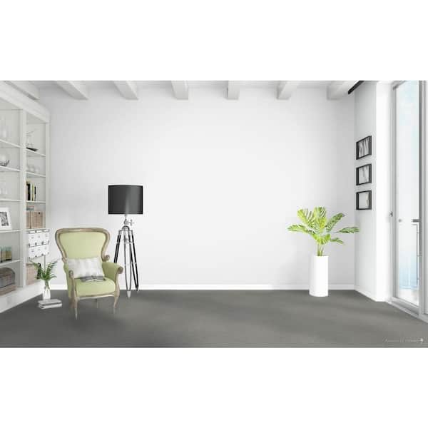 Wild Gravity - Highland - Gray 45 oz. SD Polyester Pattern Installed Carpet