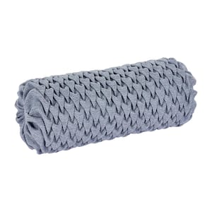 Augusta Blue Polyester Neckroll Pillow 7 x 17 in.
